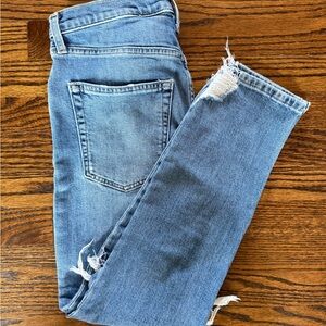 ** Etica Scarlet mid rise slim jeans **